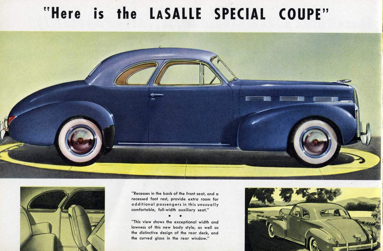 1940 Cadillac LaSalle Brochure Page 10